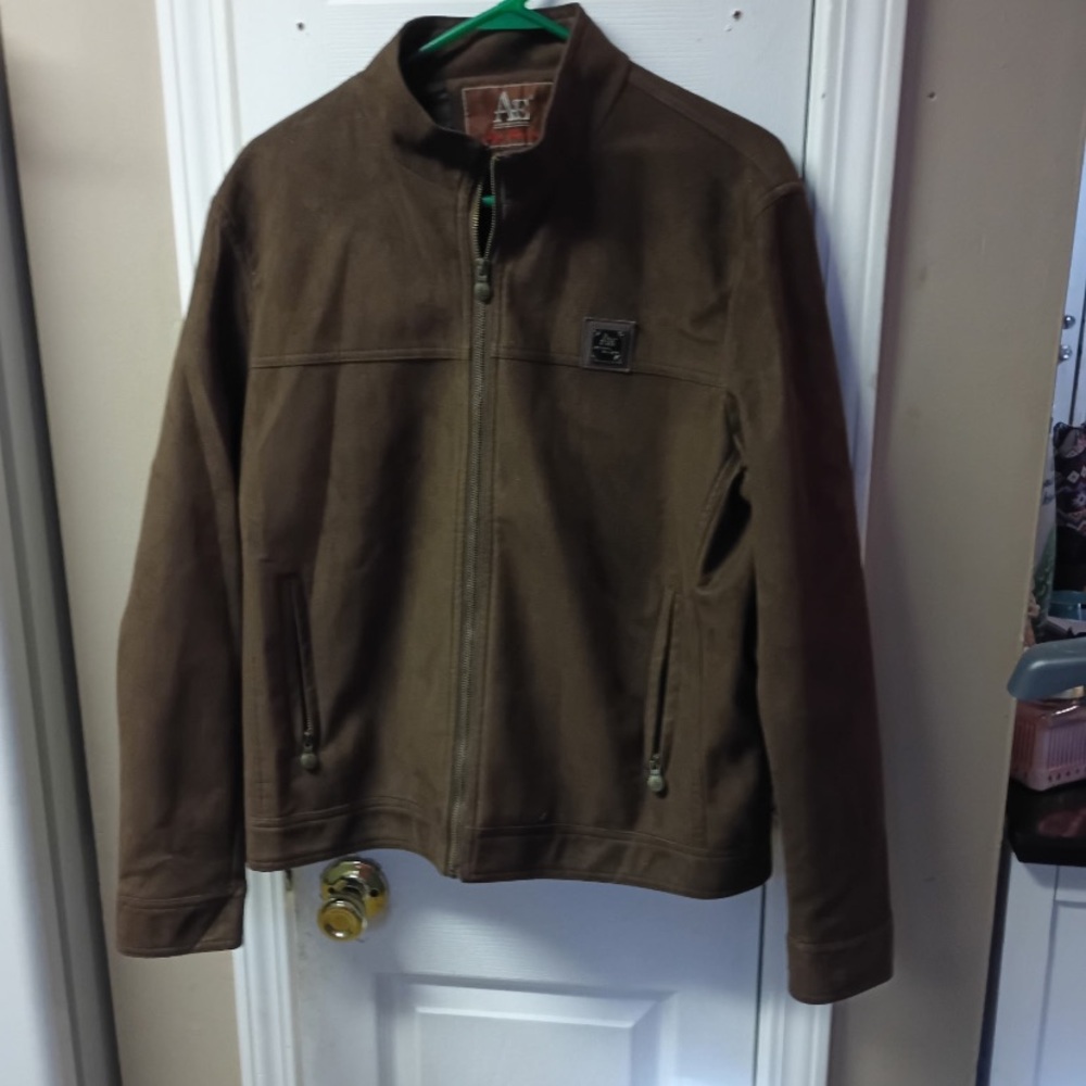 Men's Brown Suede Jacket